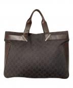 GUCCIグッチ）の古着「GGキャンバストートバック 73982」｜ブラウン