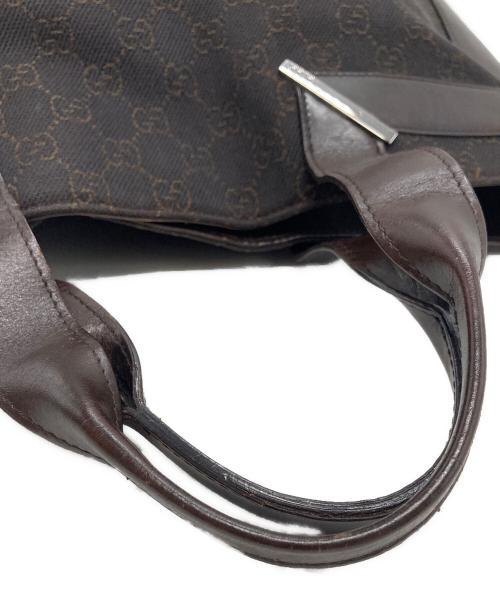 GUCCI（グッチ）GUCCI (グッチ) GGキャンバストートバック 73982 ブラウンの古着・服飾アイテム