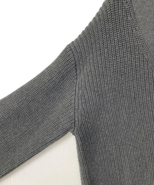 ADAWAS（アダワス）ADAWAS (アダワス) 【洗える】SHORT V-NECK CARDIGAN グレー サイズ:Freeの古着・服飾アイテム