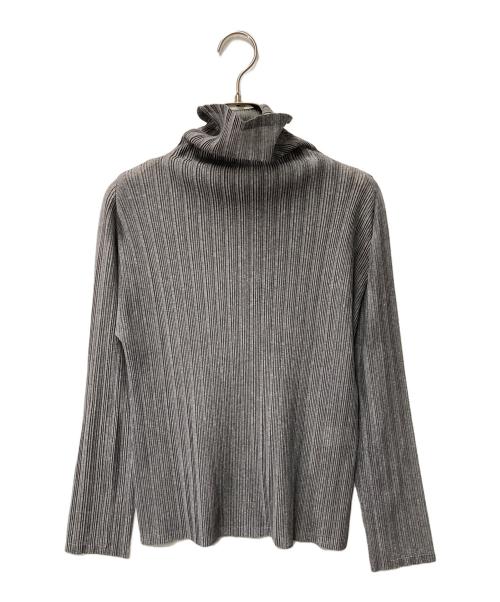 PLEATS PLEASE（プリーツプリーズ）PLEATS PLEASE (プリーツプリーズ) RIB PLEATS BASICS/リブプリーツベーシック グレー サイズ:SIZE 3の古着・服飾アイテム