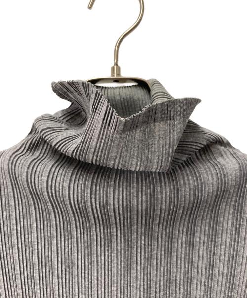 PLEATS PLEASE（プリーツプリーズ）PLEATS PLEASE (プリーツプリーズ) RIB PLEATS BASICS/リブプリーツベーシック グレー サイズ:SIZE 3の古着・服飾アイテム