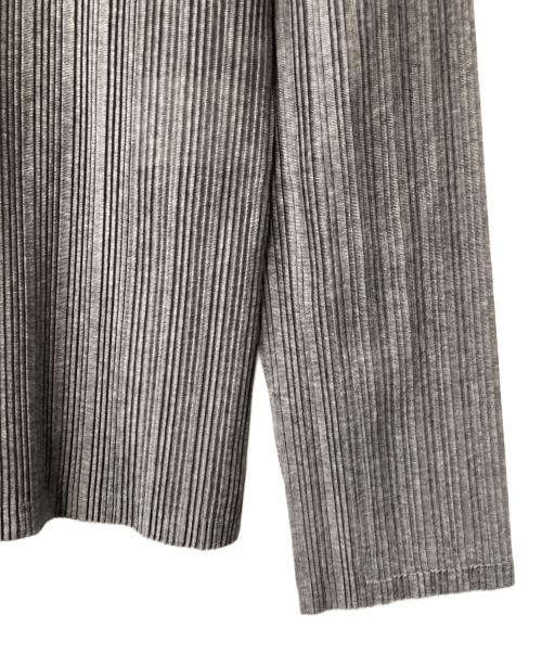 PLEATS PLEASE（プリーツプリーズ）PLEATS PLEASE (プリーツプリーズ) RIB PLEATS BASICS/リブプリーツベーシック グレー サイズ:SIZE 3の古着・服飾アイテム