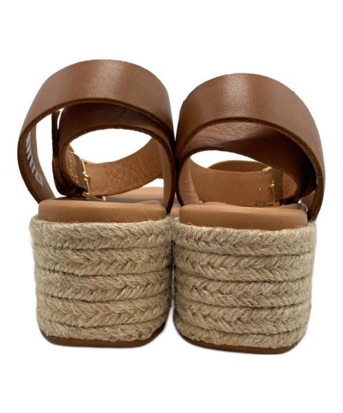 CLARKS（クラークス）CLARKS (クラークス) kimmei lvy / ストラップサンダル ブラウン サイズ:23.5cmの古着・服飾アイテム