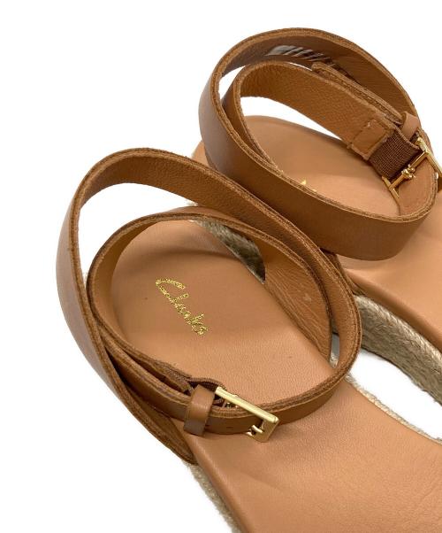 CLARKS（クラークス）CLARKS (クラークス) kimmei lvy / ストラップサンダル ブラウン サイズ:23.5cmの古着・服飾アイテム