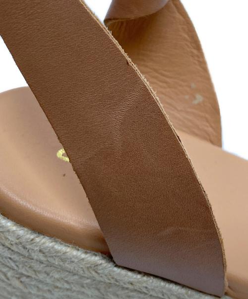 CLARKS（クラークス）CLARKS (クラークス) kimmei lvy / ストラップサンダル ブラウン サイズ:23.5cmの古着・服飾アイテム