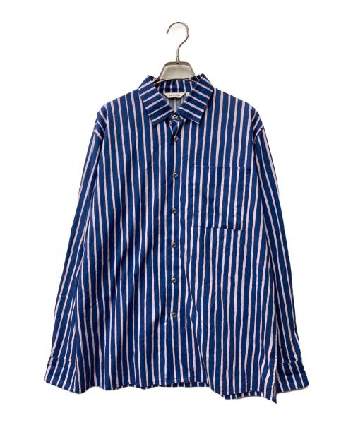 marimekko（マリメッコ）marimekko (マリメッコ) ヨカポイカシャツ 52234-5-92415 ブルー サイズ:Sの古着・服飾アイテム