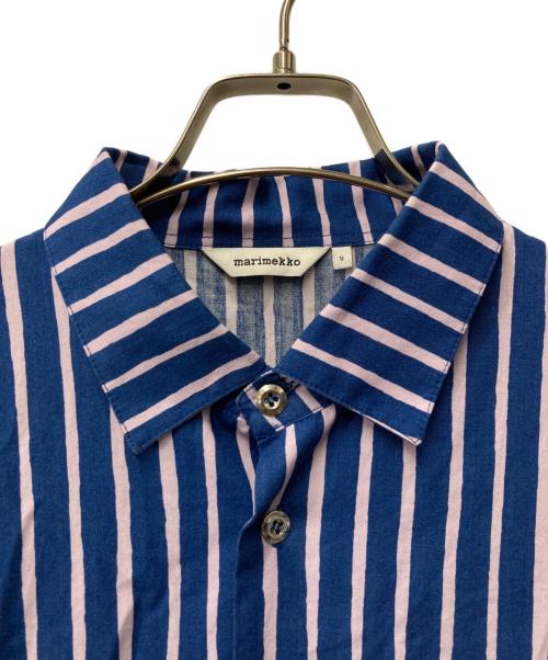 marimekko（マリメッコ）marimekko (マリメッコ) ヨカポイカシャツ 52234-5-92415 ブルー サイズ:Sの古着・服飾アイテム