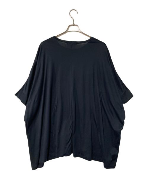 mizuiro-ind（ミズイロインド）mizuiro-ind (ミズイロインド) ドルマンスリーブ ワイドカットソー ネイビー サイズ:表記無しの古着・服飾アイテム