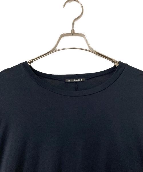 mizuiro-ind（ミズイロインド）mizuiro-ind (ミズイロインド) ドルマンスリーブ ワイドカットソー ネイビー サイズ:表記無しの古着・服飾アイテム
