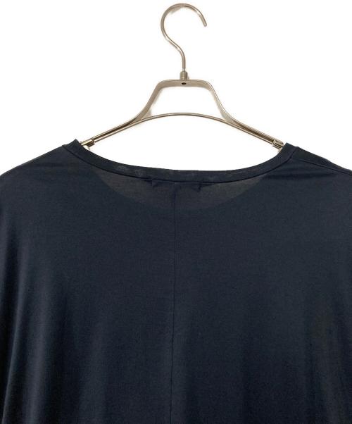 mizuiro-ind（ミズイロインド）mizuiro-ind (ミズイロインド) ドルマンスリーブ ワイドカットソー ネイビー サイズ:表記無しの古着・服飾アイテム