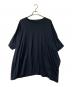 mizuiro-ind（ミズイロインド）の古着「ドルマンスリーブ ワイドカットソー」｜ネイビー