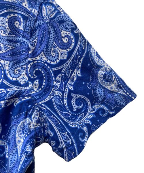 POLO RALPH LAUREN（ポロ・ラルフローレン）POLO RALPH LAUREN (ポロ・ラルフローレン) クラシックフィットペイズリーオックスフォードシャツ ブルー サイズ:Lの古着・服飾アイテム