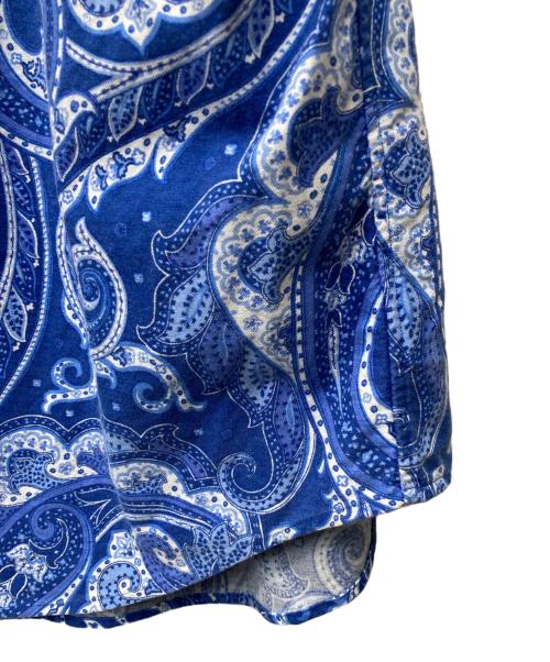 POLO RALPH LAUREN（ポロ・ラルフローレン）POLO RALPH LAUREN (ポロ・ラルフローレン) クラシックフィットペイズリーオックスフォードシャツ ブルー サイズ:Lの古着・服飾アイテム