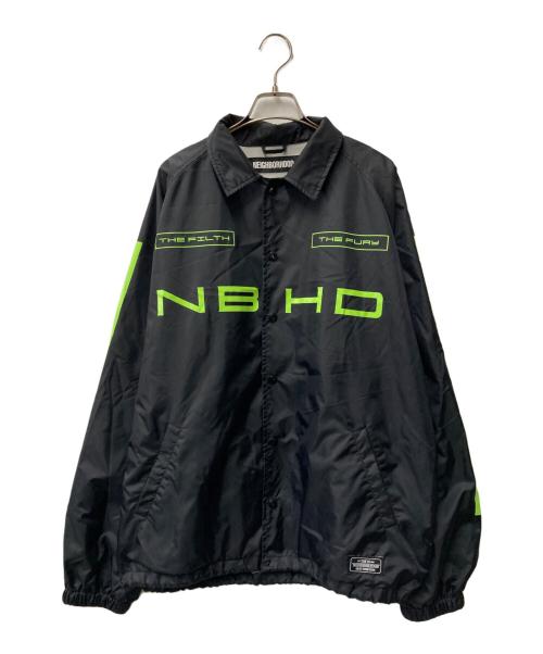 NEIGHBORHOOD（ネイバーフッド）NEIGHBORHOOD (ネイバーフッド) BROOKS / N-JKT コーチジャケット 192TSNH-JKM09 ブラック サイズ:LARGEの古着・服飾アイテム