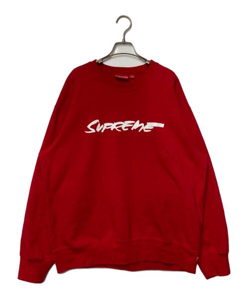 SUPREME（シュプリーム）SUPREME (シュプリーム) FUTURE LOGO CREWNECK/フューチュラ ロゴ クルーネック レッド サイズ:Lの古着・服飾アイテム