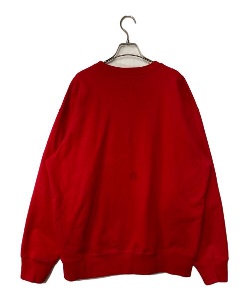 SUPREME（シュプリーム）SUPREME (シュプリーム) FUTURE LOGO CREWNECK/フューチュラ ロゴ クルーネック レッド サイズ:Lの古着・服飾アイテム