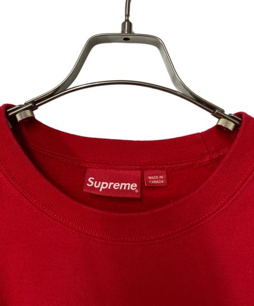 SUPREME（シュプリーム）SUPREME (シュプリーム) FUTURE LOGO CREWNECK/フューチュラ ロゴ クルーネック レッド サイズ:Lの古着・服飾アイテム