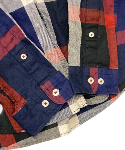 BLACK LABEL CRESTBRIDGE（ブラックレーベル クレストブリッジ）BLACK LABEL CRESTBRIDGE (ブラックレーベル クレストブリッジ) チェックシャツ 51M10-309-26 ネイビー×レッド サイズ:2の古着・服飾アイテム