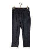 Leilianレリアン）の古着「転写プリントパンツ 4062486」｜ブラック