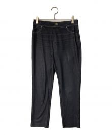 Leilian（レリアン）の古着「転写プリントパンツ 4062486」｜ブラック