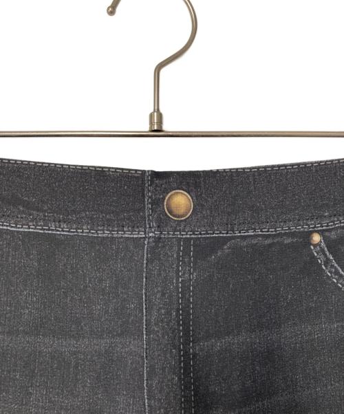 Leilian（レリアン）LEILIAN (レリアン) 転写プリントパンツ 4062486 ブラック サイズ:9の古着・服飾アイテム