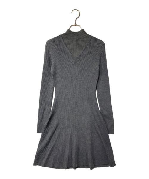 theory（セオリー）theory (セオリー) EMPIRE WOOL MOCK NK DR グレー サイズ:Pの古着・服飾アイテム