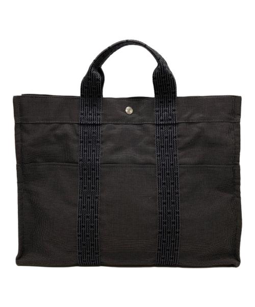 HERMES（エルメス）HERMES (エルメス) ニューフールトゥ PM グレー×ブラックの古着・服飾アイテム