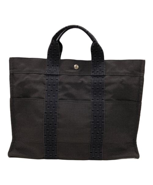 HERMES（エルメス）HERMES (エルメス) ニューフールトゥ PM グレー×ブラックの古着・服飾アイテム