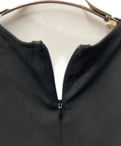 BORDERS at BALCONY（ボーダーズアットバルコニー）BORDERS AT BALCONY (ボーダーズアットバルコニー) TIERED TEE DRESS/ティアードTeeドレス ブラック サイズ:36の古着・服飾アイテム