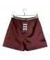 BORDERS at BALCONY (ボーダーズアットバルコニー) サテンショートパンツ BD2221-3L-24 ボルドー サイズ:38：7000円