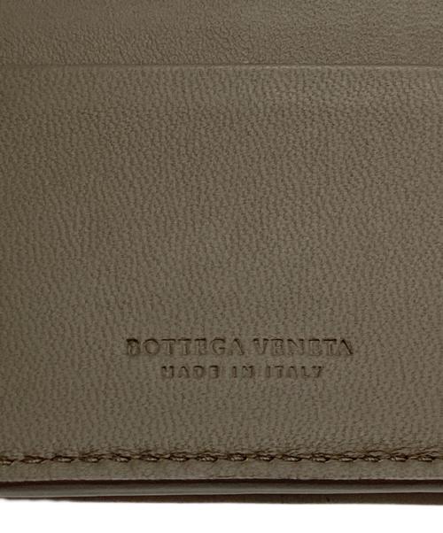 BOTTEGA VENETA（ボッテガベネタ）BOTTEGA VENETA (ボッテガベネタ) 2つ折り財布 ブラウン×イエローの古着・服飾アイテム