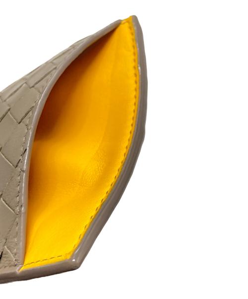 BOTTEGA VENETA（ボッテガベネタ）BOTTEGA VENETA (ボッテガベネタ) 2つ折り財布 ブラウン×イエローの古着・服飾アイテム