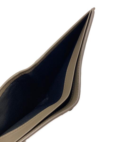 BOTTEGA VENETA（ボッテガベネタ）BOTTEGA VENETA (ボッテガベネタ) 2つ折り財布 ブラウン×イエローの古着・服飾アイテム