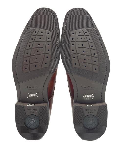 REGAL（リーガル）REGAL (リーガル) Ｕチップレザーシューズ ブラウン サイズ:25ｃｍの古着・服飾アイテム