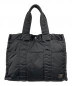 HEAD PORTERヘッドポーター）の古着「タンカートートバック」｜ブラック