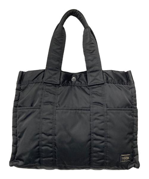 HEAD PORTER（ヘッドポーター）HEAD PORTER (ヘッドポーター) タンカートートバック ブラックの古着・服飾アイテム