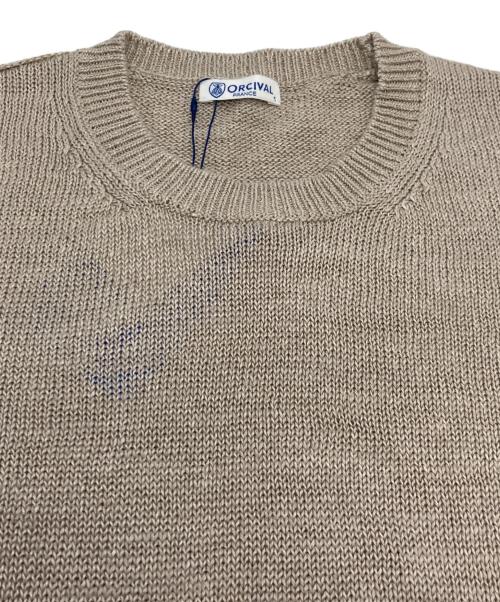 ORCIVAL（オーシバル）ORCIVAL (オーシバル) リネンニット RC-4300 ベージュ サイズ:1 未使用品の古着・服飾アイテム
