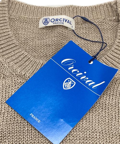 ORCIVAL（オーシバル）ORCIVAL (オーシバル) リネンニット RC-4300 ベージュ サイズ:1 未使用品の古着・服飾アイテム