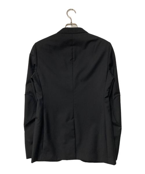 LANVIN（ランバン）LANVIN (ランバン) エルボーパッチテーラードジャケット ブラック サイズ:44の古着・服飾アイテム