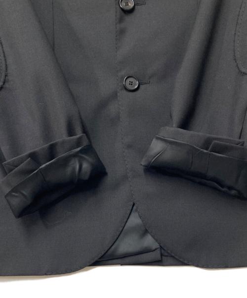 LANVIN（ランバン）LANVIN (ランバン) エルボーパッチテーラードジャケット ブラック サイズ:44の古着・服飾アイテム