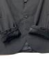 中古・古着 LANVIN (ランバン) エルボーパッチテーラードジャケット ブラック サイズ:44：7000円