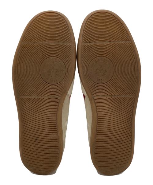 BALLY（バリー）BALLY (バリー) ハイカットスニーカー ホワイト×レッド サイズ:EU8E US9の古着・服飾アイテム