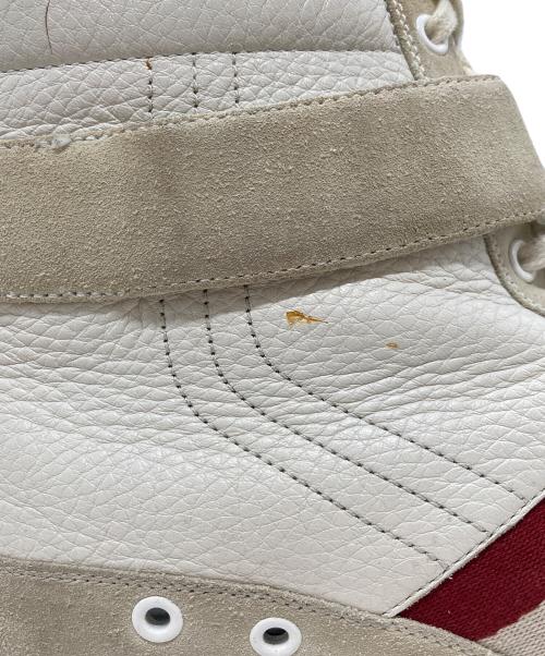 BALLY（バリー）BALLY (バリー) ハイカットスニーカー ホワイト×レッド サイズ:EU8E US9の古着・服飾アイテム