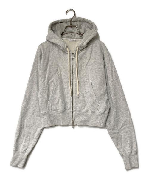 BEAUTY&YOUTH（ビューティーアンドユース）BEAUTY&YOUTH (ビューティーアンドユース) コットン ショートフロントジップパーカ グレー サイズ:FREEの古着・服飾アイテム
