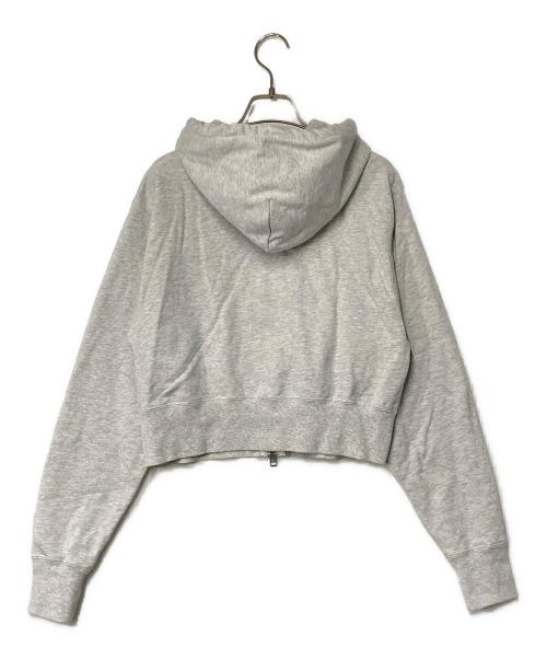 BEAUTY&YOUTH（ビューティーアンドユース）BEAUTY&YOUTH (ビューティーアンドユース) コットン ショートフロントジップパーカ グレー サイズ:FREEの古着・服飾アイテム