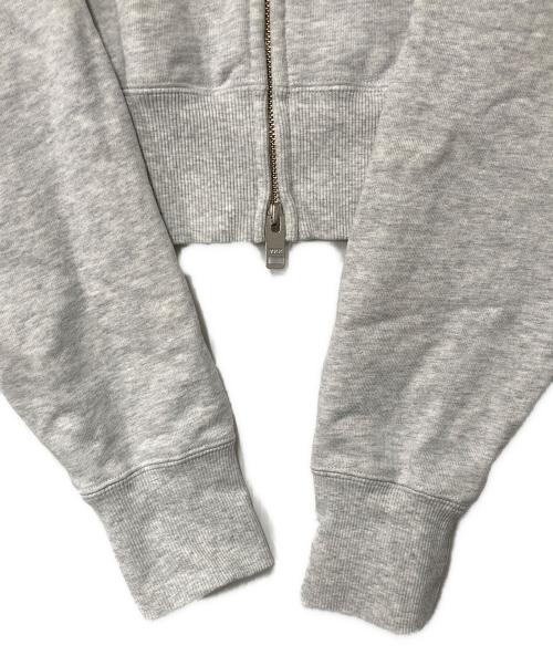 BEAUTY&YOUTH（ビューティーアンドユース）BEAUTY&YOUTH (ビューティーアンドユース) コットン ショートフロントジップパーカ グレー サイズ:FREEの古着・服飾アイテム