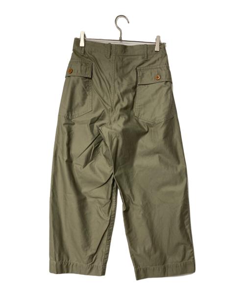 HAVERSACK（ハバーサック）HAVERSACK (ハバーサック) Back satin Fatigue Pants バックサテンファティーグパンツ 862228 カーキの古着・服飾アイテム