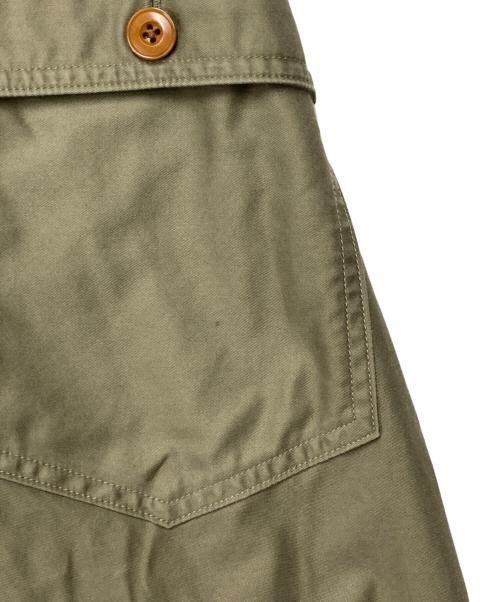 HAVERSACK（ハバーサック）HAVERSACK (ハバーサック) Back satin Fatigue Pants バックサテンファティーグパンツ 862228 カーキの古着・服飾アイテム
