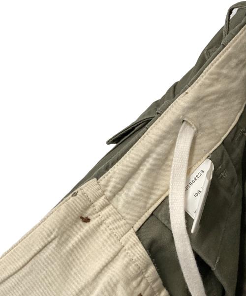 HAVERSACK（ハバーサック）HAVERSACK (ハバーサック) Back satin Fatigue Pants バックサテンファティーグパンツ 862228 カーキの古着・服飾アイテム