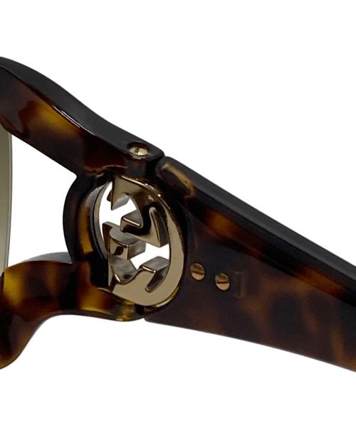 GUCCI（グッチ）GUCCI (グッチ) サングラス ブラウン サイズ:57□16の古着・服飾アイテム